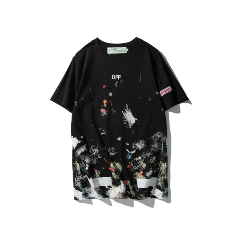 

20ss Men's T-Shirt La Casa De Papel T Shirt Funny printing hip hop Design Short Sleeve striped Tees Male off white t shirt