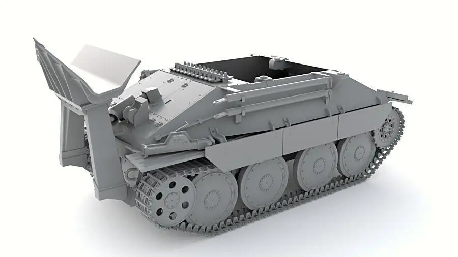 Модель Thunder 1/35 TM35101 немецкий бергепанцер Второй мировой войны 38 Hetzer Late | Игрушки и