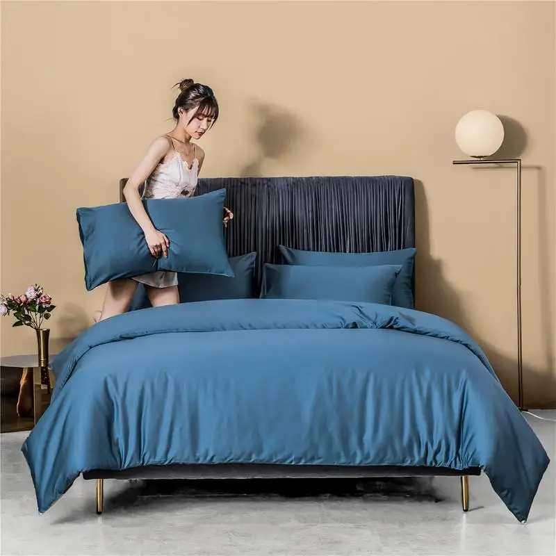 Комплект постельного белья роскошный Египетский хлопок Королевский размер