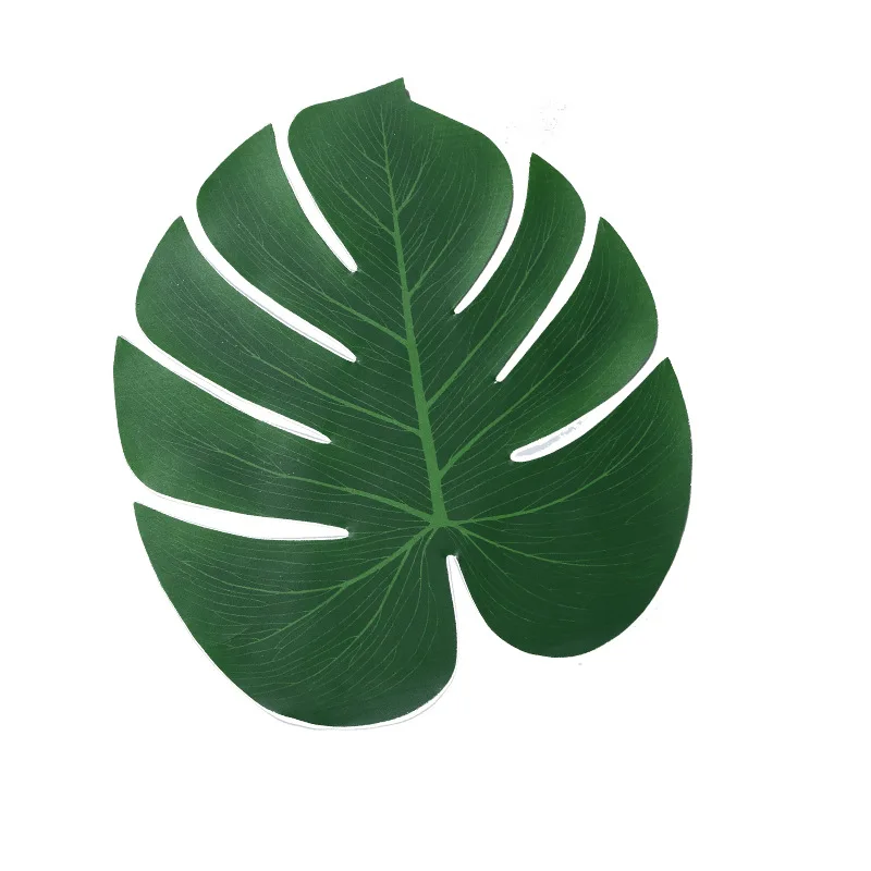 12 шт. летвечерние тропические партии искусственные Пальмовые Листья Monstera