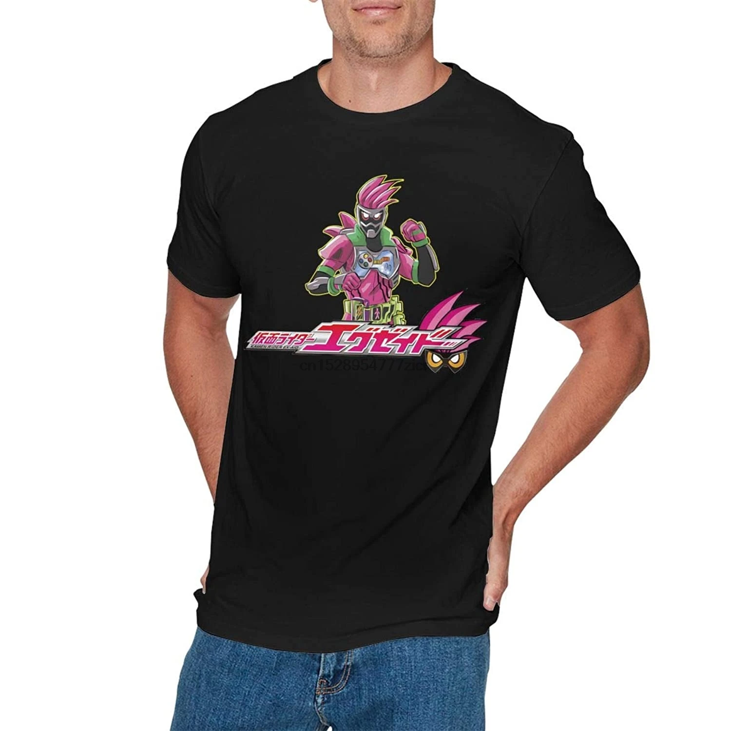 

Mens Anime Funny Kamen Rider Tshirts Black(5)