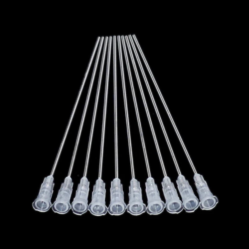 

10/20pcs 100MM Blunt Dispensing Needles Glue White Stainless Steel Syringe Needle Tips For Gluing Filling Ink Oil Welding Flux