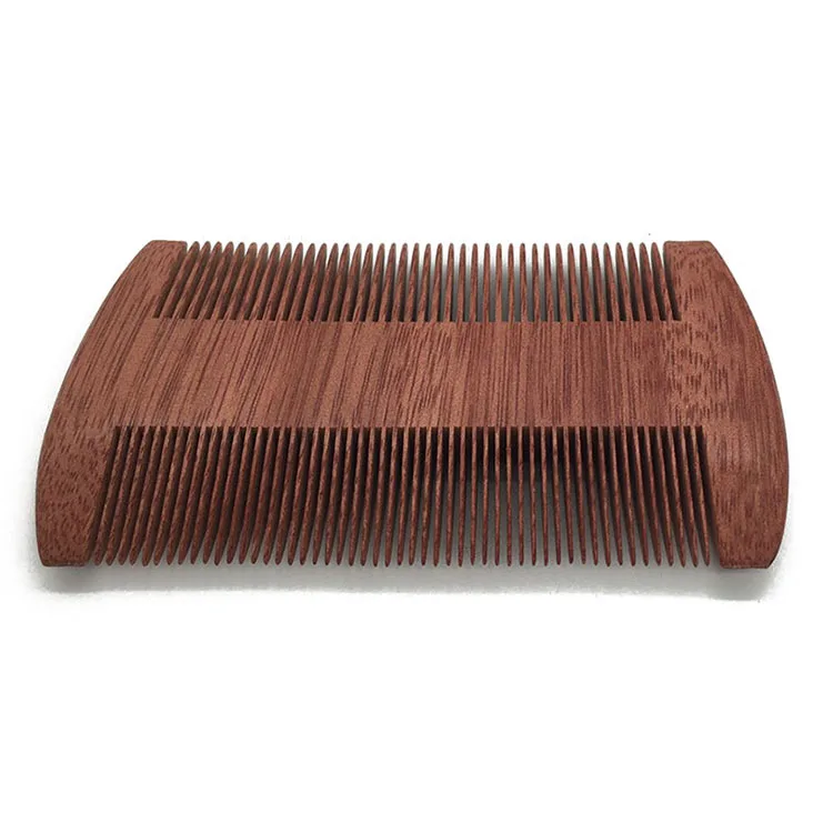 Dandruff Comb Natural Wooden Double Fine Tooth Health Tweezers Gift Combs Anti-static Care For Girl Women Sale | Красота и здоровье