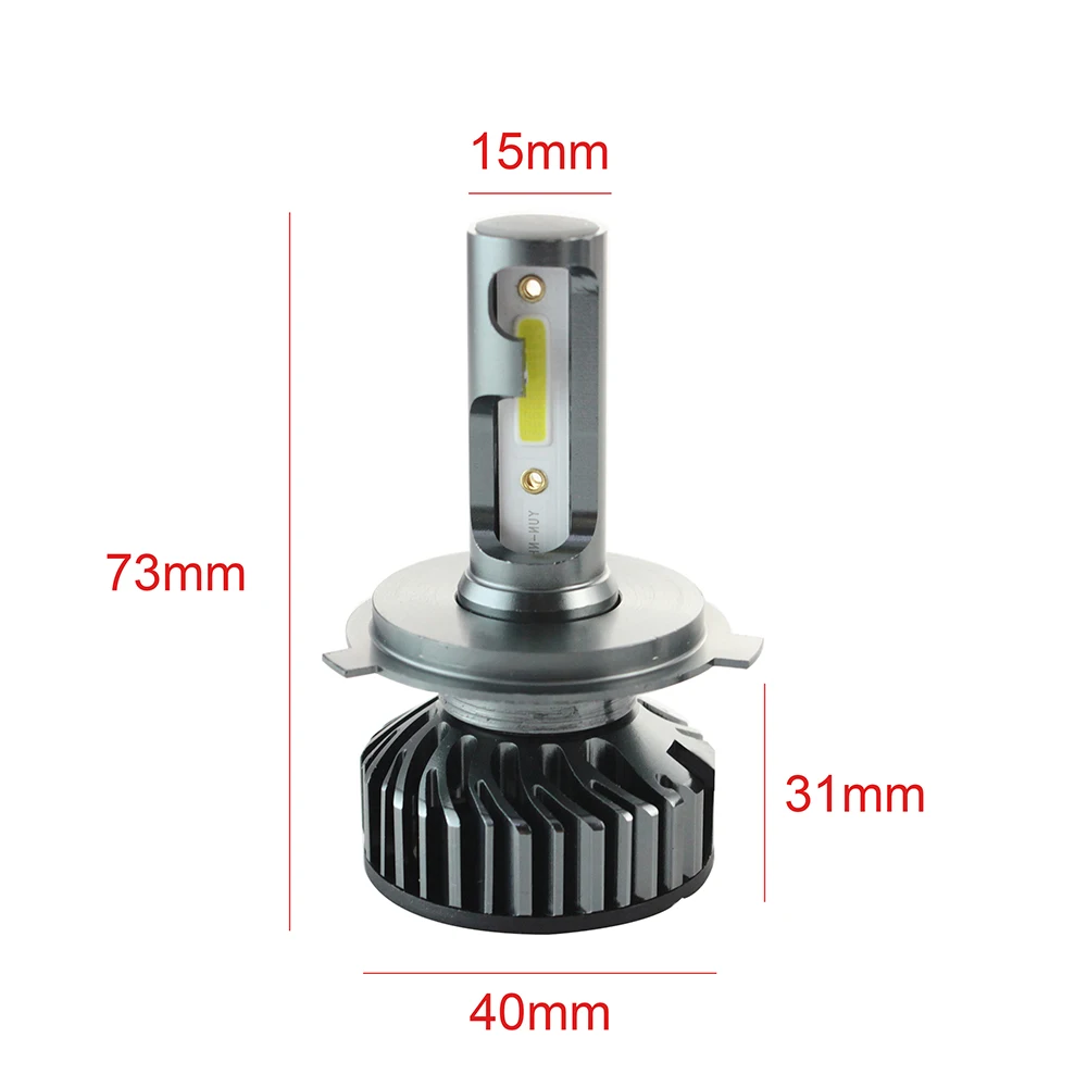 Золотистые светодиодные лампы для автомобильных фар 2 шт. H7 led H4 H1 H11 H8 Hb4 CANBUS без