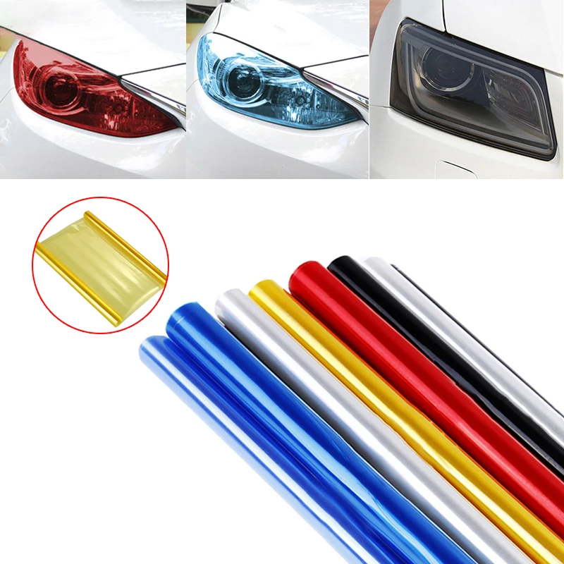 

Car Sticker Tint Headlight Taillingt Fog Light Vinyl Smoke Film Sheet Sticker Cover Automobiles Decal Taillight Film Sticker