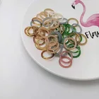 Кольцо женское из акриловой смолы, корейский стиль, прозрачное, минималистское, разноцветное, B041