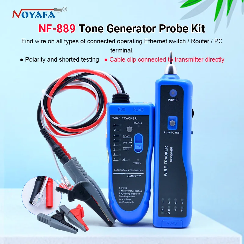 NF_889 тестер длины кабеля многофункциональный детектор трекер для NOYAFA NF 889|cable length