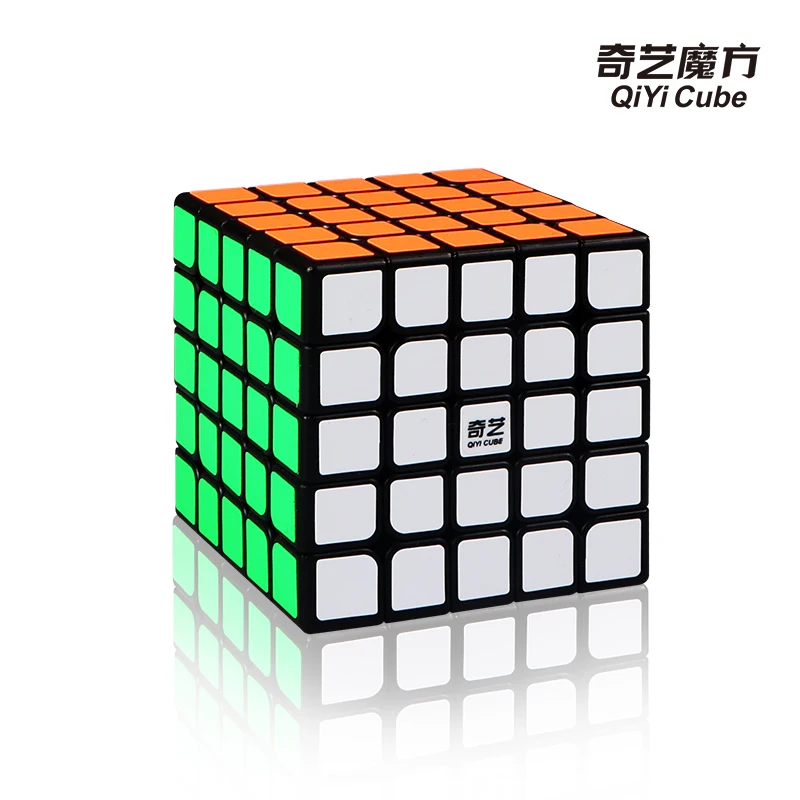 Qiyi Qizheng s 5x5, Magico, кубики цветной или черный Qizheng Скорость головоломка Гладкий кубики, игрушки для Для детей Cubo Magico