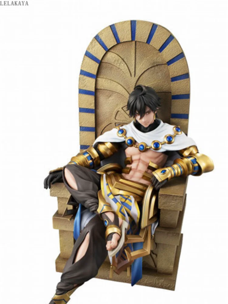 Japan Anime Fate Prototype FGO fate Grand Order Ramesses II Ozymandias Sitting Statue PVC Action Figure Model Toys Doll lelakaya | Игрушки и