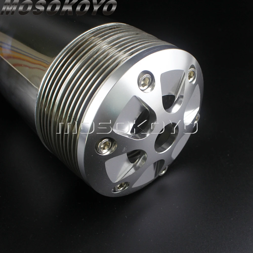 Глушитель выхлопной трубы для мотоциклов 45 см универсальный 37-45 мм | Автомобили и