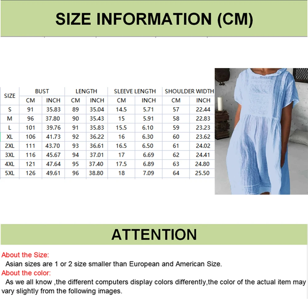 

Women's Short-sleeved Skirt Mid-length Waist Dress