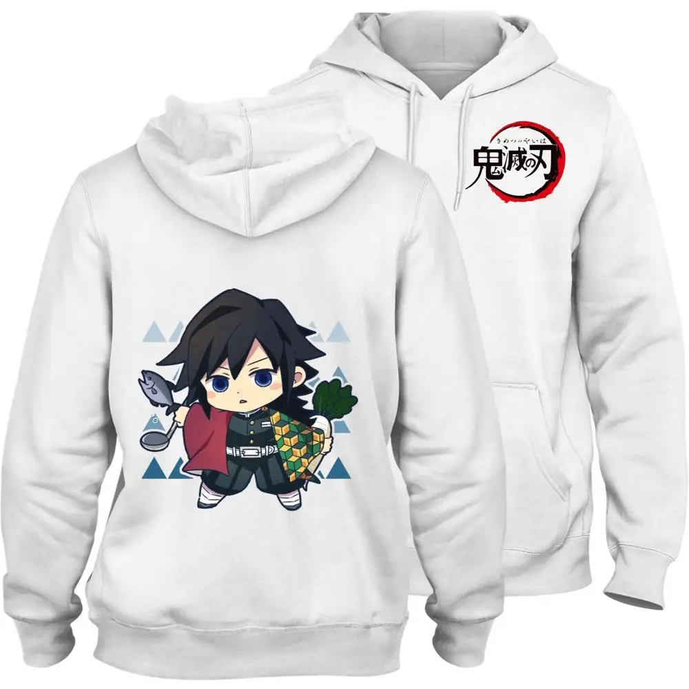 

Demon Slayer Kochou Shinobu Graffiti Personalise Cotton Hoodie With Pocket Hoodie Winter Teen Sportswear
