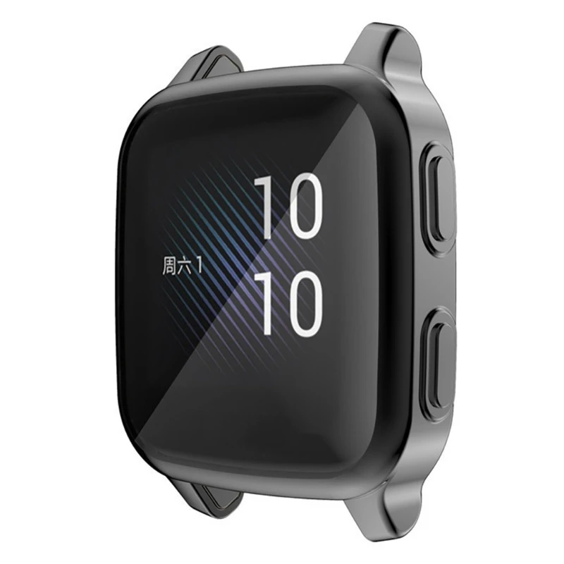 

Protection Case For -Garmin Venu SQ Smart Watch Plating TPU Soft Cover Full Screen Protector Shell For -Garmin Venu Sq Case X6HB