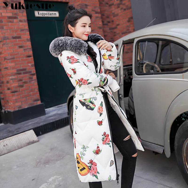 Женская длинная парка с капюшоном зимняя теплая мехом 2019|Женские парки| |