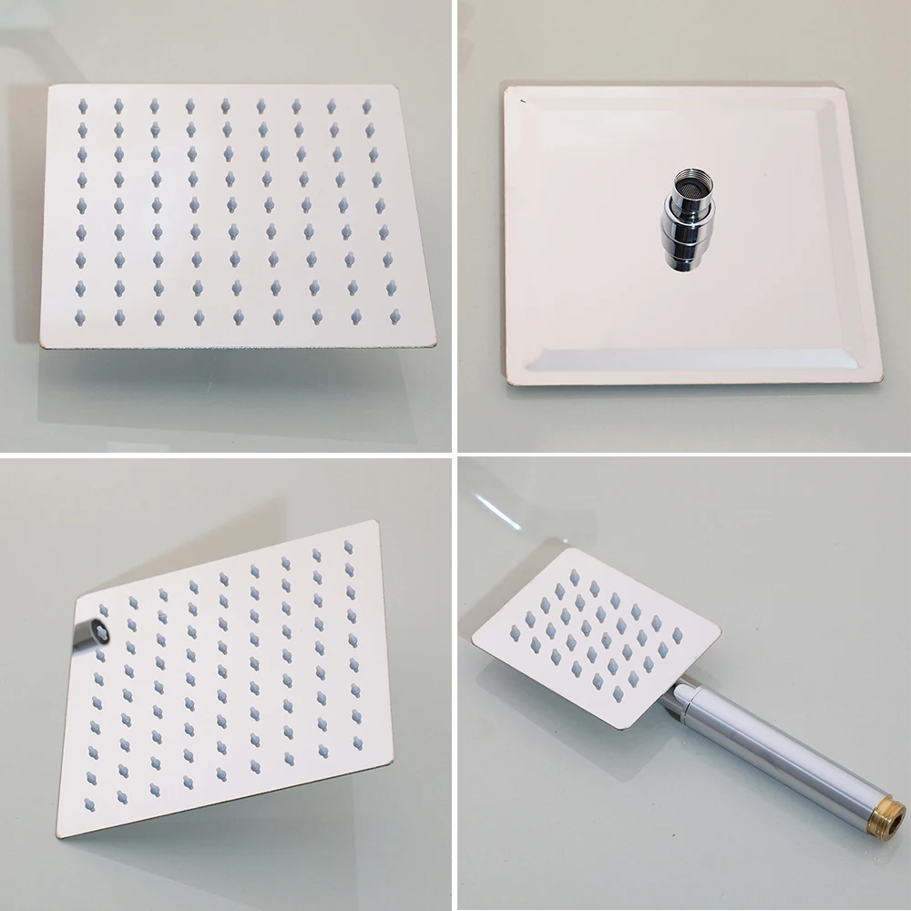 Насадка для душа YANKSMART 8 дюймов комплект душевой смеситель хромированная