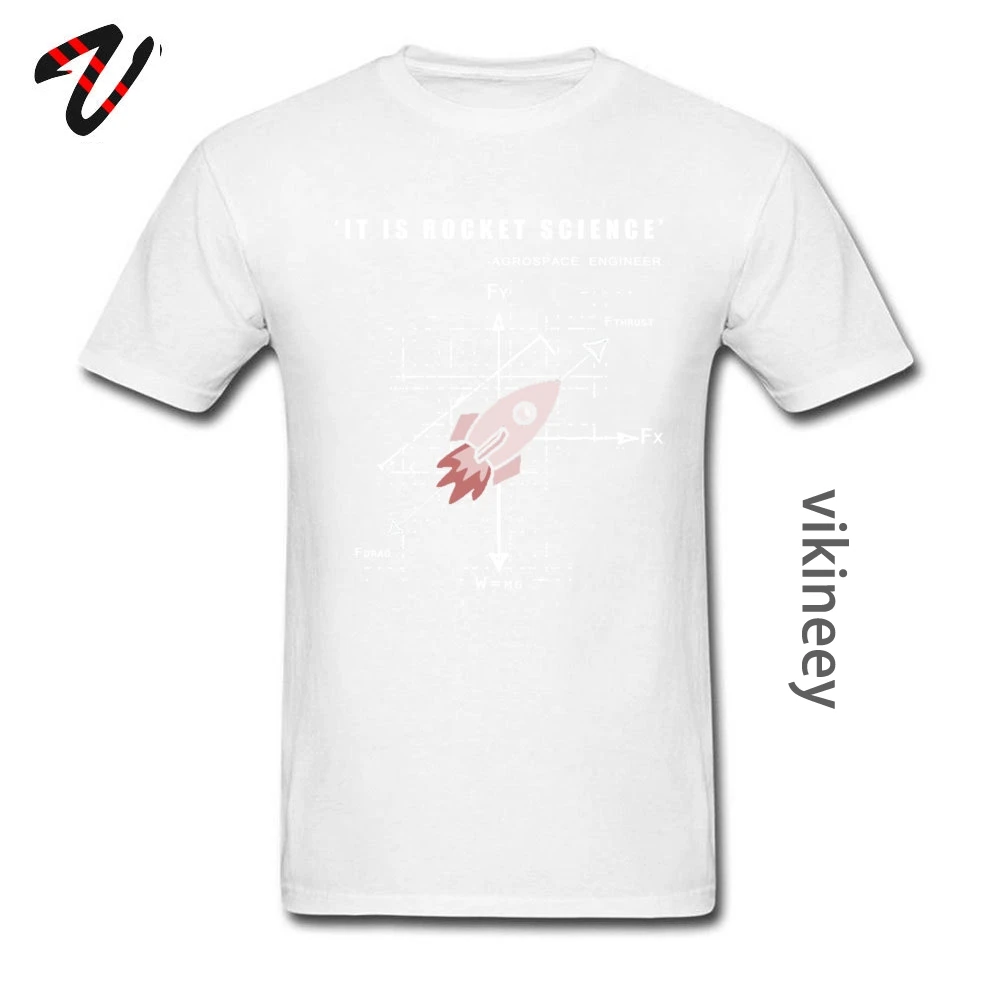 Мужские повседневные футболки It Is Rocket Science с агрокосмическим инженерным принтом