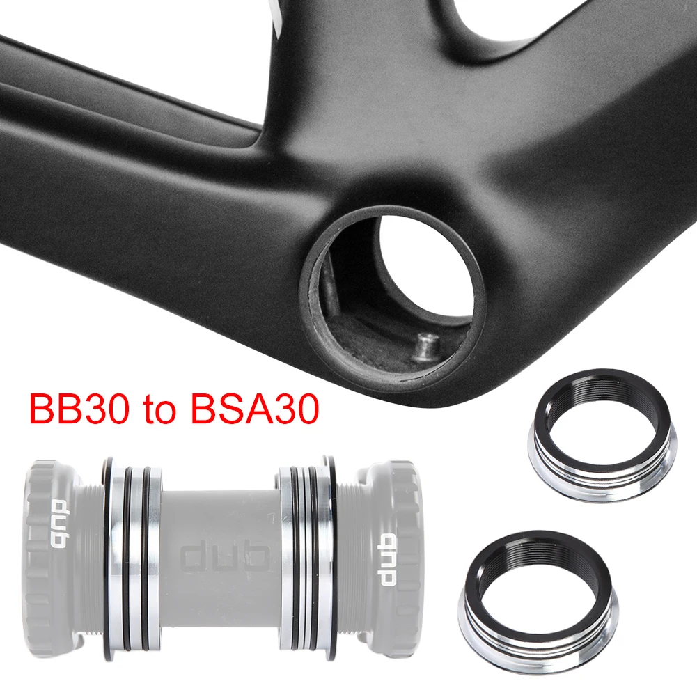 

2pcs/set Bottom Bracket Adapters BB30 To BSA Converter Aluminum Alloy Supplies