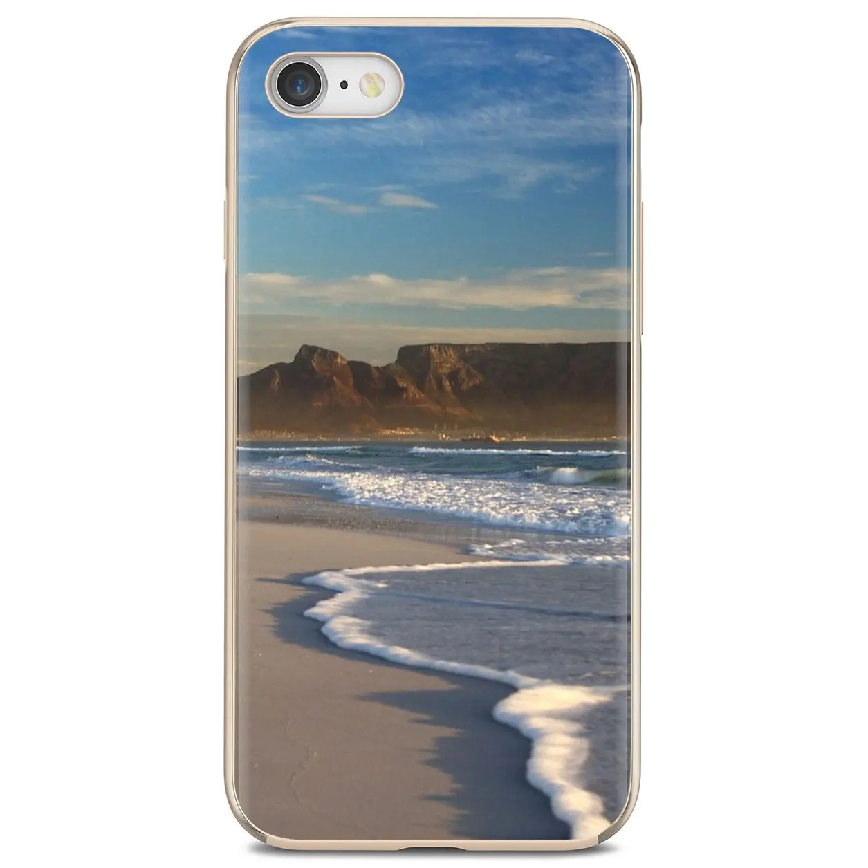 Силиконовый чехол для iPhone 10 11 12 Pro Mini 4S SE 5C 6 6S 7 8 X XR XS Plus Max 2020 Mountain-Cape-Town-South-Africa-Table |