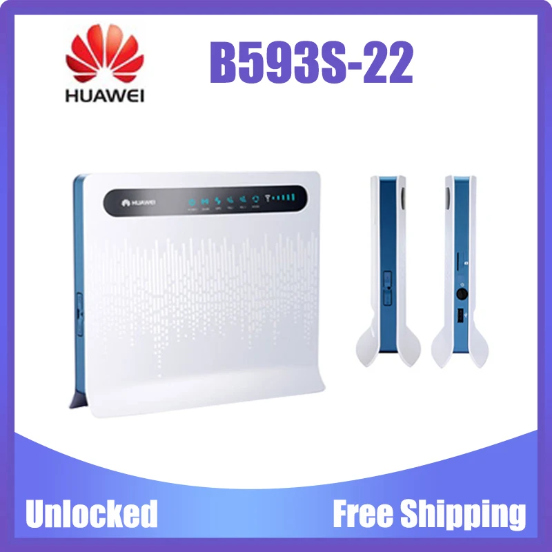 Unlocked Huawei B593s-931 / B593s-22 4G LTE CPE Industrial WiFi Router