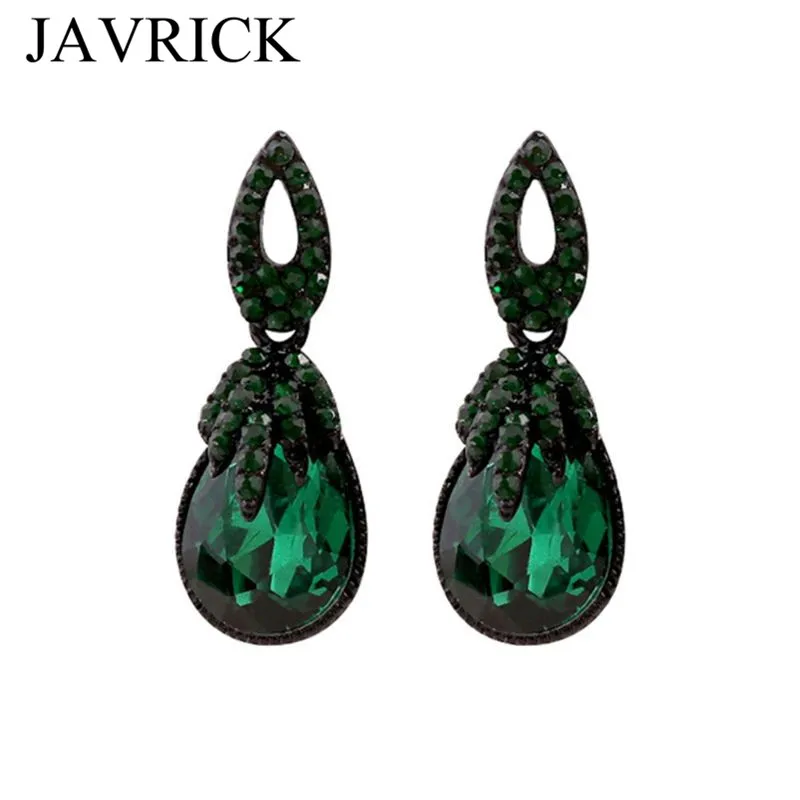 Богемные серьги темно-зеленые богемные винтажные Подвески женские ювелирные