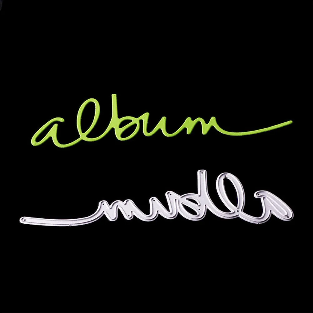 

1PC Metal letter stencils for DIY Scrapbooking album Paper Card English words stencils album Letter Craft Drafting Supplies