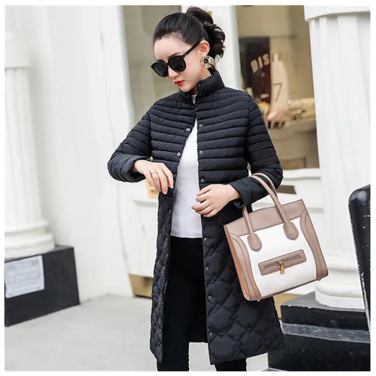 Светильник Кая и тонкая пуховая куртка женская новая облегающая легкая средней