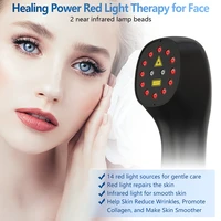 healing power red light therapy for face home led photon beauty instrument lllt 650nm 808nm laser therapy device for pain relief