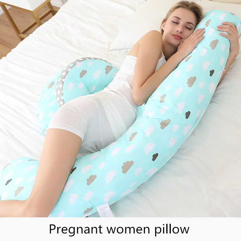 

Подушка для беременных, многофункциональная U-образная подушка для кормления грудью, подушка для поддержки талии и живота, постельное белье