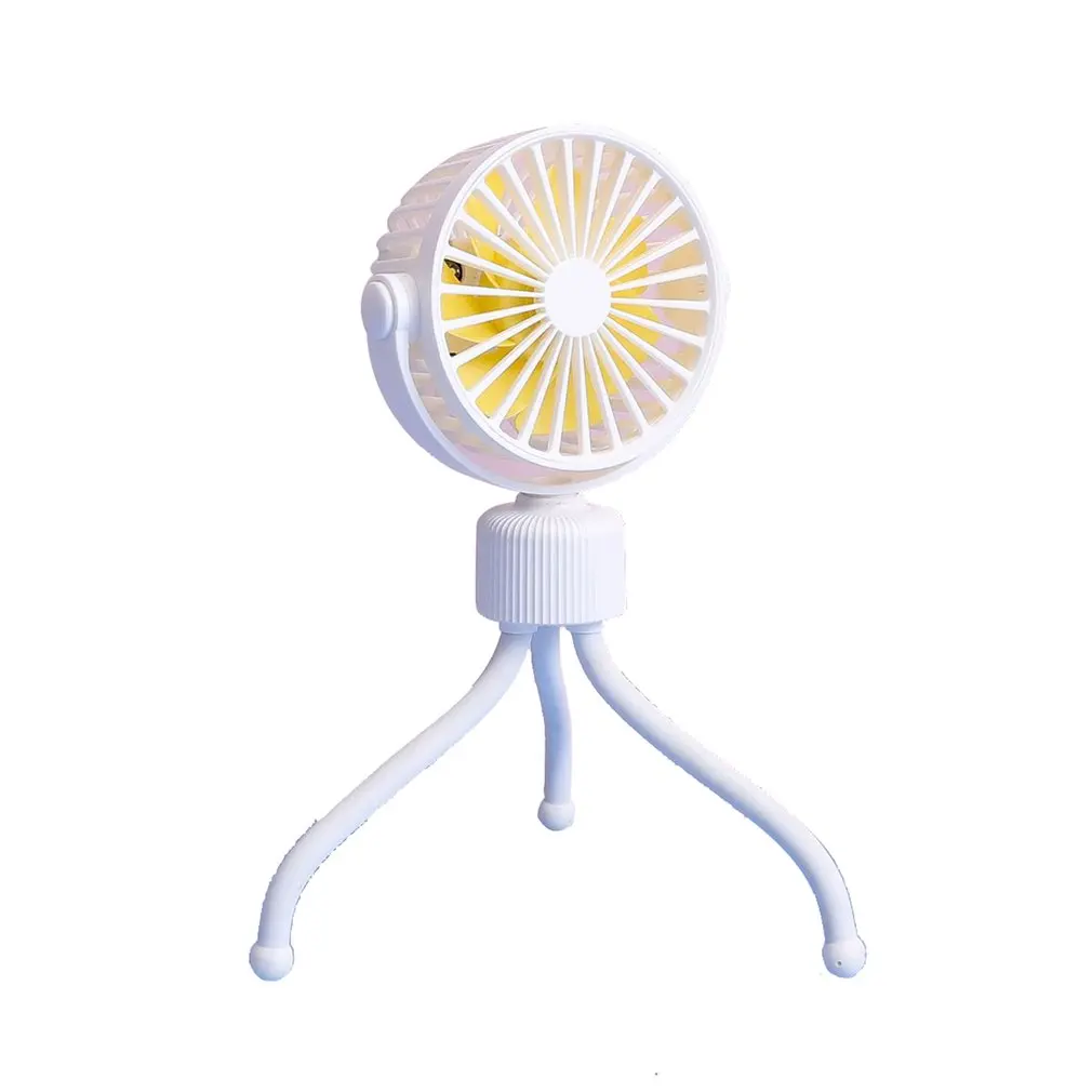 

Мини-вентилятор для прогулочной коляски, портативный вентилятор со светодиодсветильник кой, перезаряжаемый от USB вентилятор для кемпинга с...