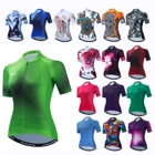 Женская велосипедная майка с коротким рукавом, футболка для горного велосипеда, одежда для велоспорта, одежда для велоспорта, 2021