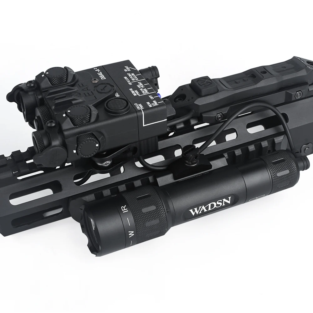 WADSN Airsoft Remote Dual Function Tape Switch Hunting M300 M600 Torch PEQ DBAL A2 2.5/3.5mm Fit Keymod Mlok Picatiny | Спорт и