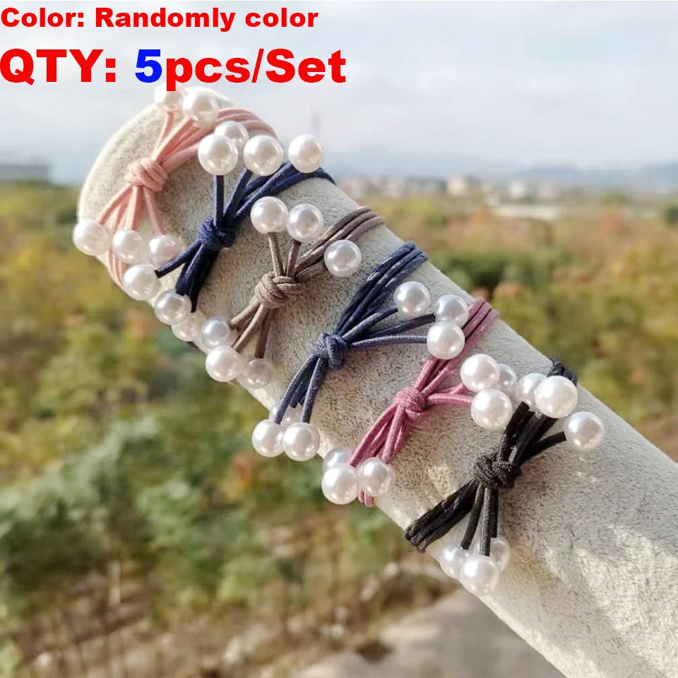 Isnice Диаметр 4 см аксессуары для волос для женщин Scrunchies упругой резинки для волос женские украшения резинка для волос резинки для волос заколки для волос повязка на голову для волос резинка для волос ободок для - Цвет: 5pcs