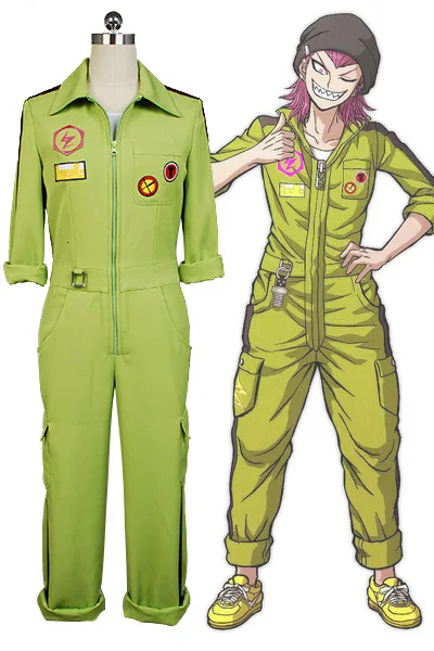 Супер данганронпа Kazuichi Souda Косплей Костюм Полный комплект наряд мужской женский