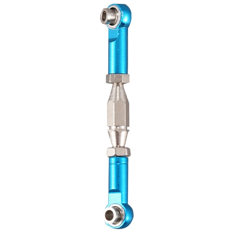 

2 Set RC Car Part: 1 Set Pull Rod Steering Tie Rod Set & 1 Set Metal Differential Central Drive Shaft Reduction Gear