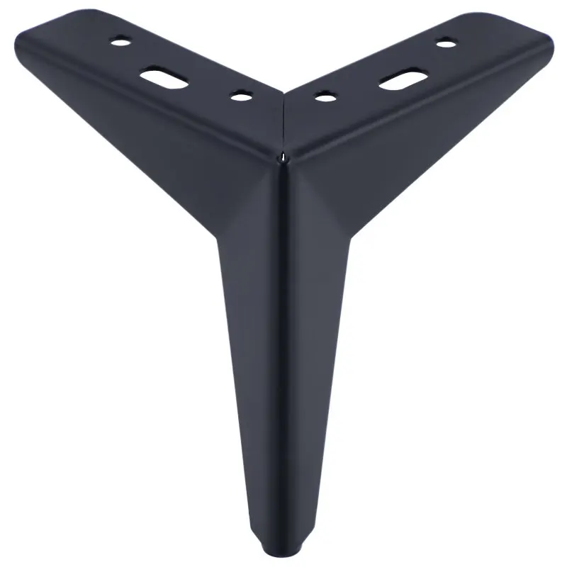 

4pcs Height Adjustment Metal Furniture Legs Square Sofa Foot Table Rubber Foot Furniture Bed Riser Furniture Accessories 13.5cm