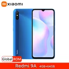 Глобальная прошивка Xiaomi Redmi 9A 9 В, 4 Гб RAM, 64 ГБ ROM, мобильный телефон MTK Helio G25 Octa Core 13MP AI камера заднего вида 6,53 