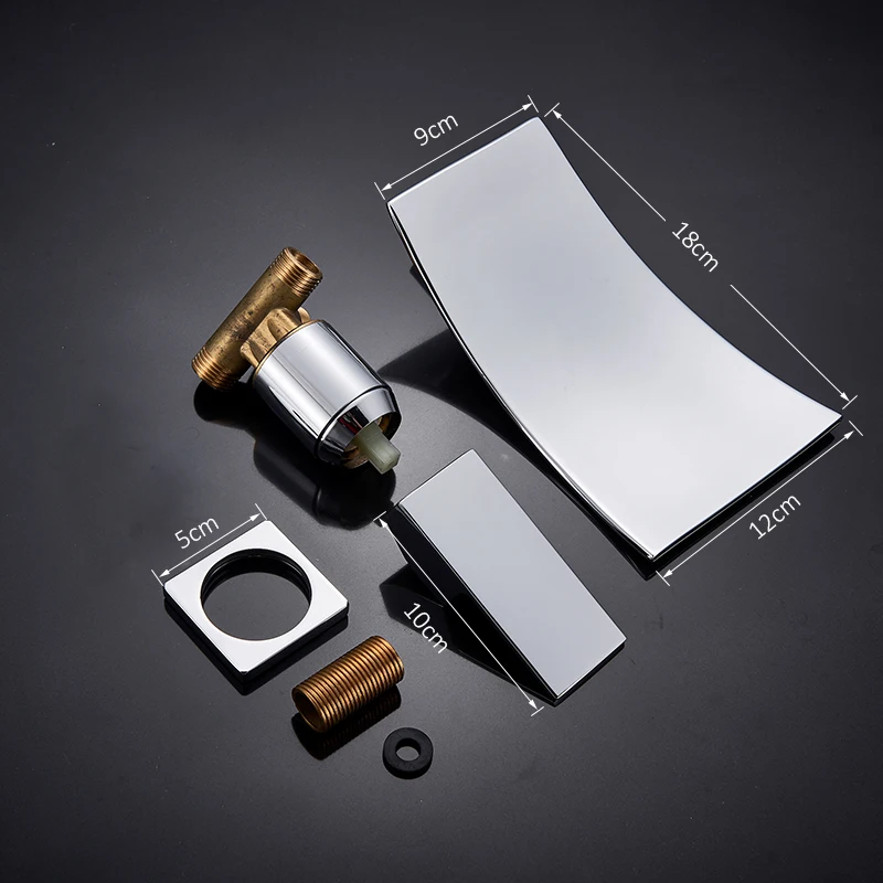 Настенное крепление для водопада водопад однорычажный смеситель ванной комнаты