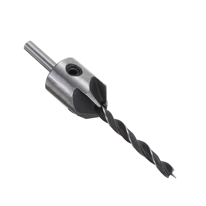 4/7set Countersink Drill Bit 3-6mm/3-10mm Bits Set Reamer Screw Hinge Hole Saw Woodworking Chamfer 1/4 Hex Shank | Инструменты