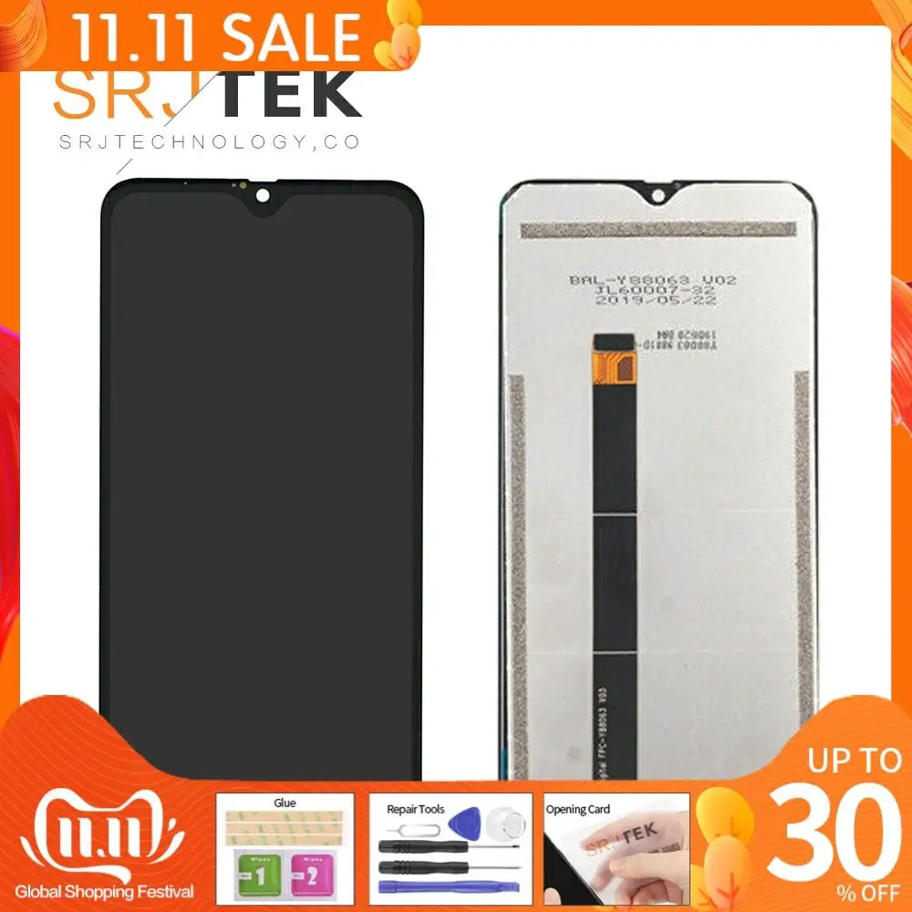 

Оригинальный ЖК-экран 6,1 дюйма для BLACKVIEW A60, дисплей + сенсорный экран, дигитайзер, датчик, стекло в сборе для BV A60, запасные части