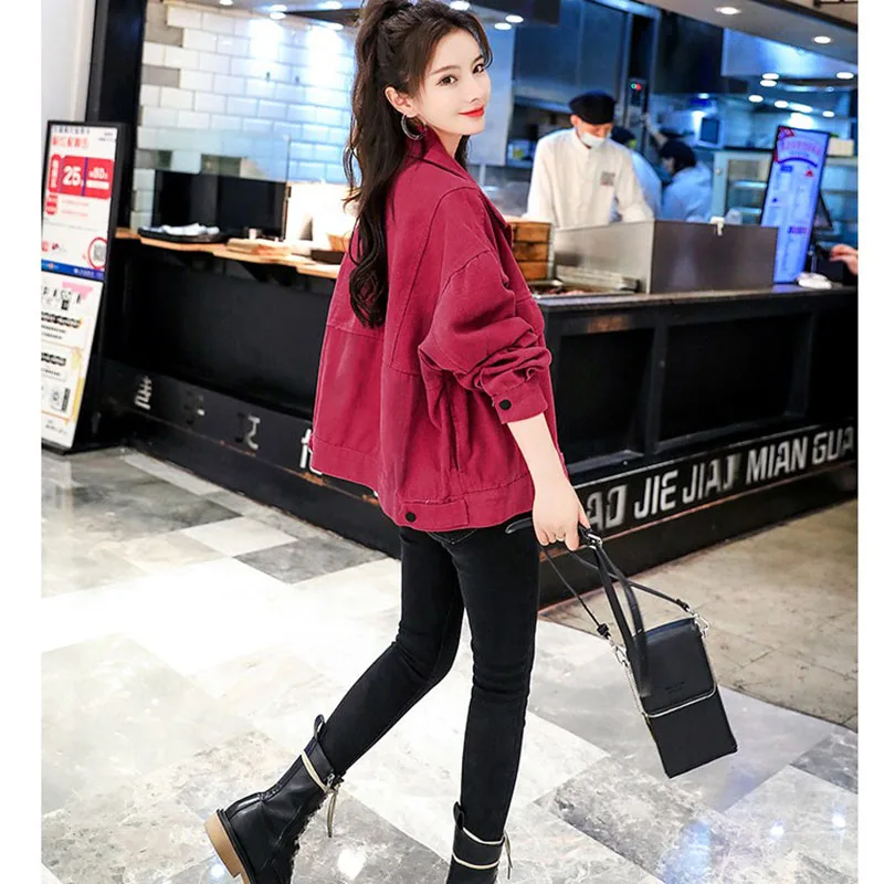 Куртка женская джинсовая однобортная винтажная размера плюс