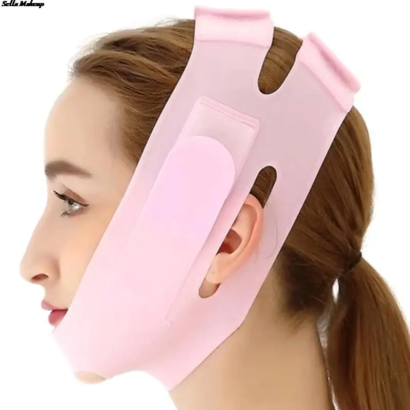 

Силиконовая V-маска для лица, лифтинг V-образной формы, лифтинг лица, бандажная маска для похудения, щека, Магнитный Тонкий пояс для похудения