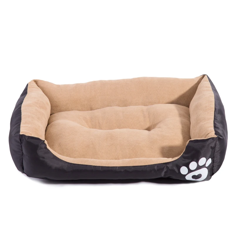Hot Sale Dog Bed Waterproof For Dogs Washable S-3XL Pet Cozy House Soft Suede Fleece Nest Baskets Puppy Kennel | Дом и сад