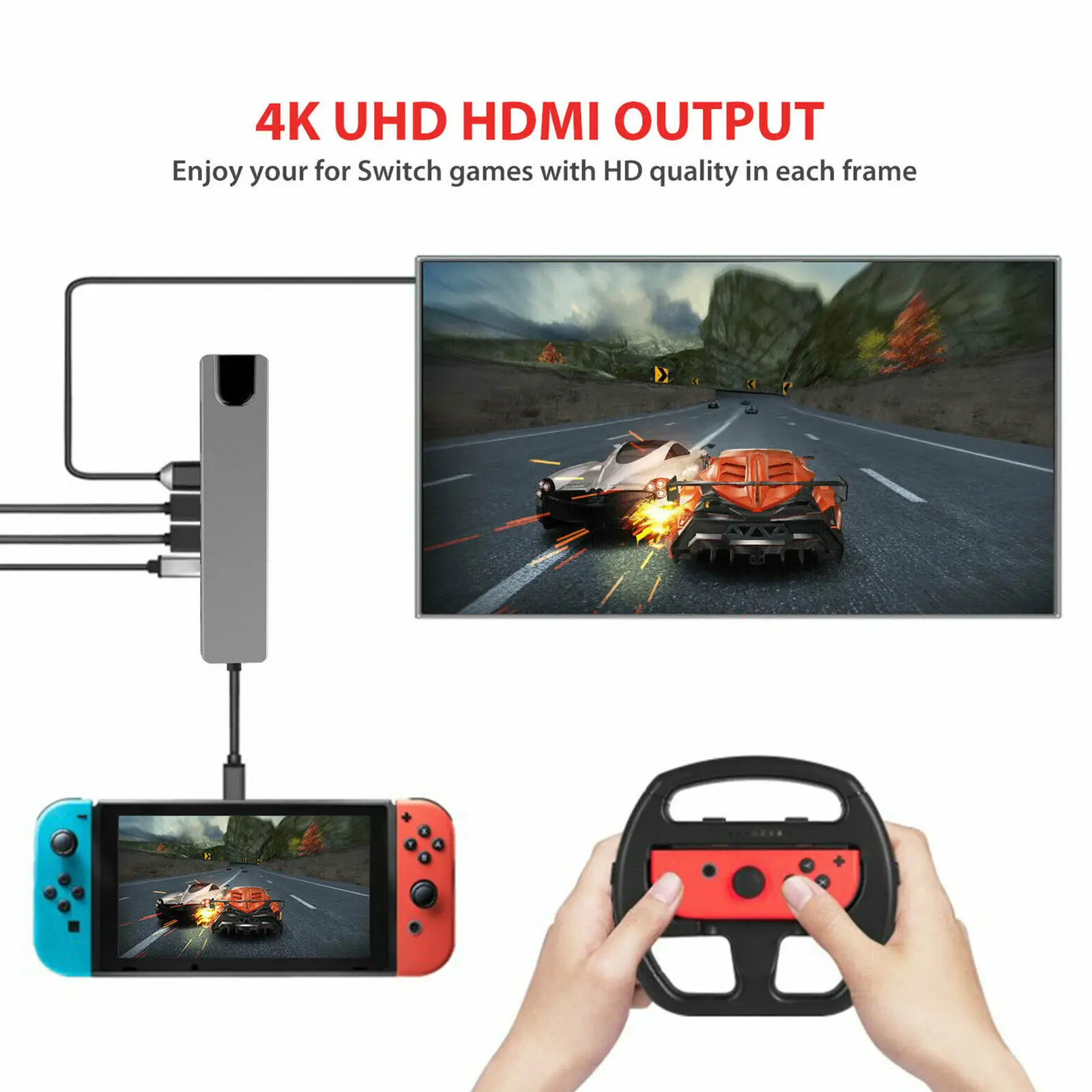 USB-концентратор Type-C в HDMI USB 3 1 RJ45 PD 0 аксессуары для док-станции разветвитель