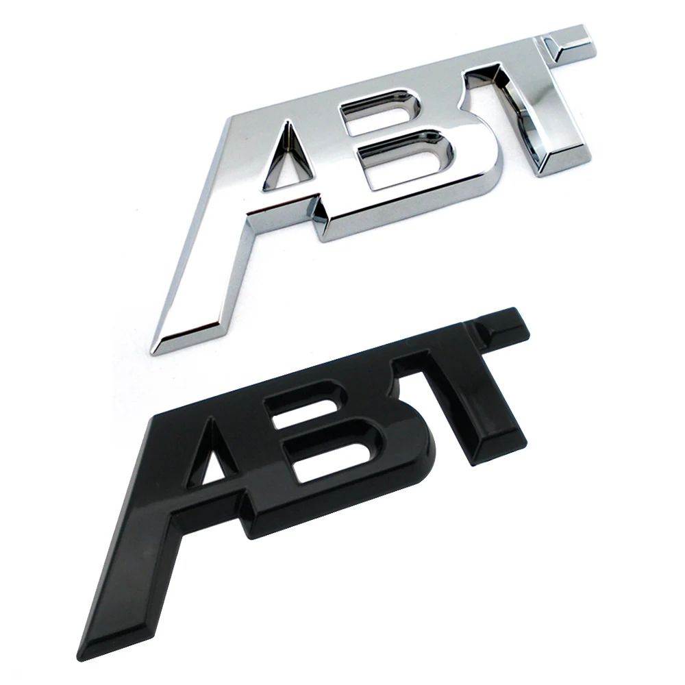 Багажник ABT эмблема наклейка с логотипом металла для Audi S1 QS7 TT RS3 SQ2 RS6 RS7 SQ7 A3 RS4 RS5 SQ8