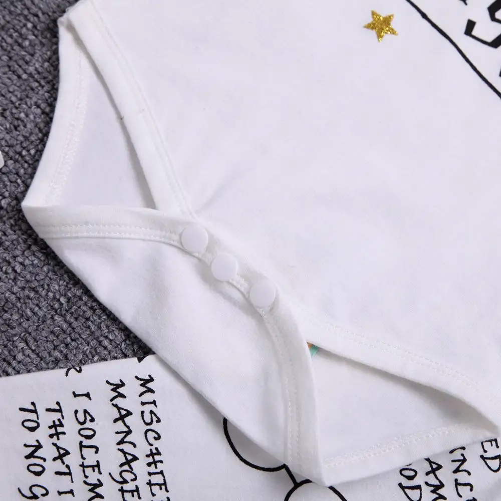 Комплект одежды для маленьких девочек DIIMUU 3 шт. Комбинезон Топ Брюки повязка на