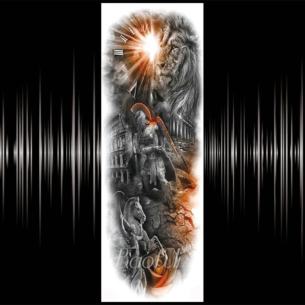 Временные татуировки для мужчин и женщин наклейки на все тело с рисунком совы