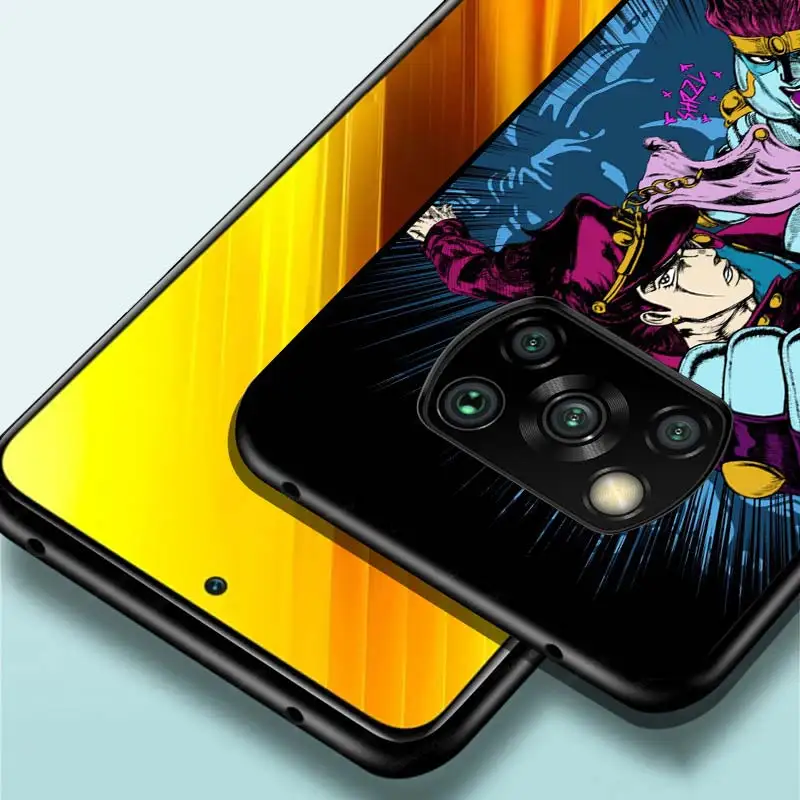 

JoJo Bizarre Adventure Anime for Xiaomi Mi 9T 9 8 CC9 A3 Lite Pro Black Phone Case Shell Soft Fundas Coque Capa