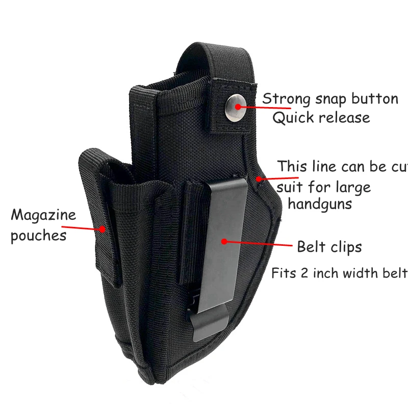 Кобура для левого или правого ружья скрытая кобура переноски IWB страйкбольного