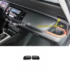 Крышка для стайлинга автомобиля, декоративная рамка, отделка ABS, передняя часть кондиционера, вентиляционное отверстие, молдинговые детали для Honda Fit Jazz 2020 2021