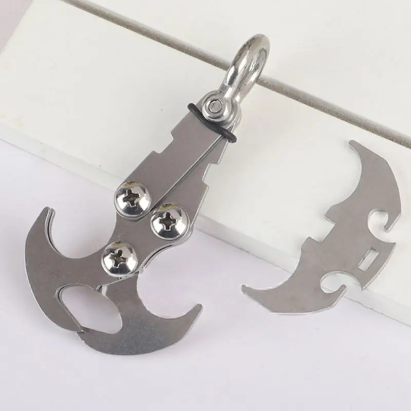 Гравитационный крючок из нержавеющей стали многофункциональный для альпинизма